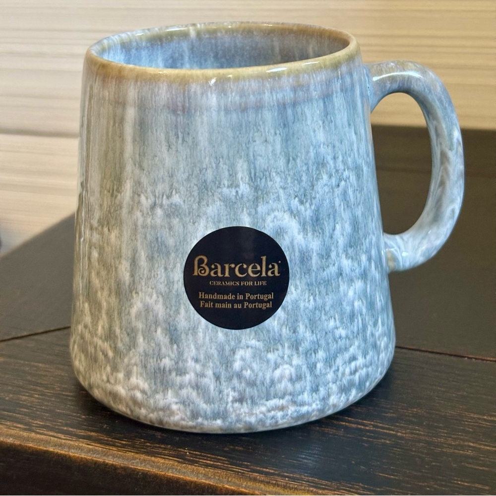 Barcela Portugal Handmade Ceramic Pottery Coffee Tea Mug NEW